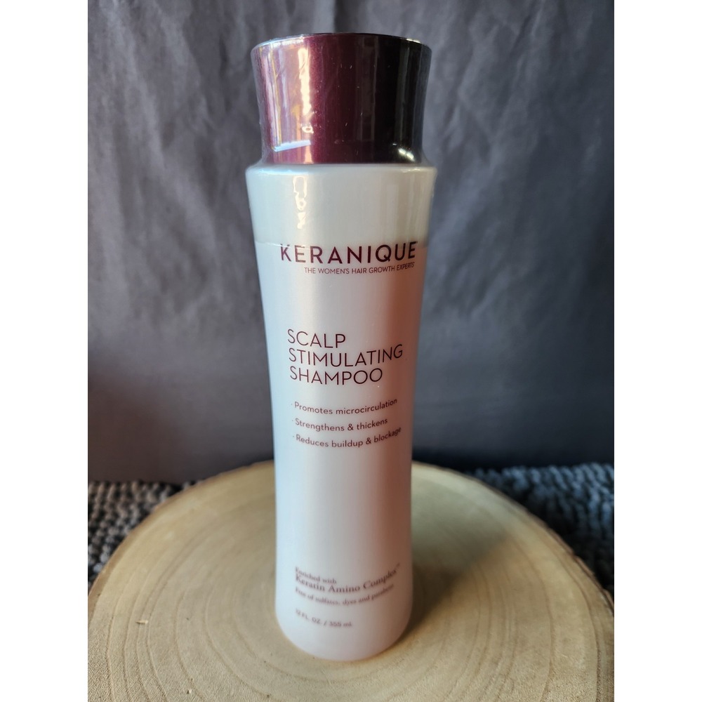 Keranique Scalp Stimulating Shampoo‎ Strengthen Thicken Hair 12oz NEW Sealed